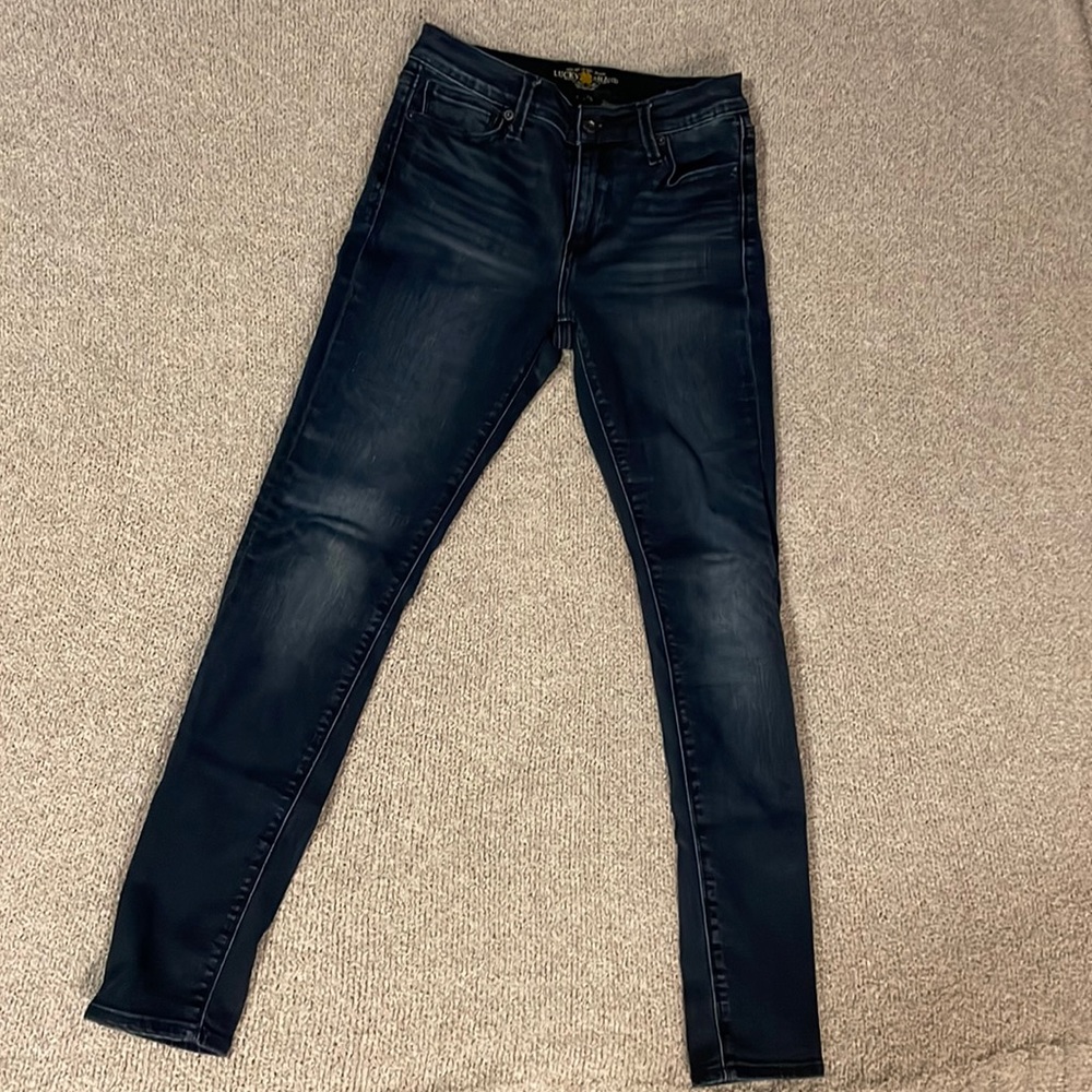 EUC Lucky Jeans Brooke Legging Fit Size 2/26 Ankle